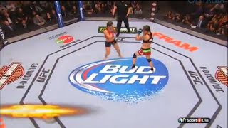 Bethe Correia vs Shayna Baszler UFC 177 full fight analysis  review [upl. by Yhtomot440]