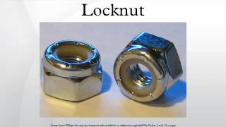 Locknut [upl. by Shellie558]