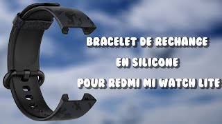 Bracelet de Rechange en Silicone pour Xiaomi Mi Watch Lite [upl. by Yearwood689]