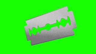 Razor Blade  Green Screen Animation [upl. by Oira]