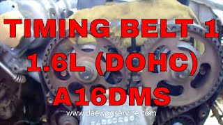 Daewoo Nubira 1999New Timing Belt1 [upl. by Revell379]