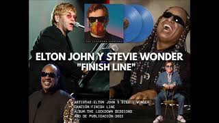 Elton John y Stevie Wonder  Finish Line [upl. by Lewan483]