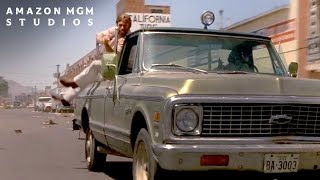 LONE WOLF MCQUADE 1983  Car Chase Scene MGM [upl. by Ienttirb]