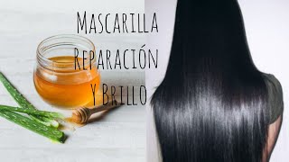 Tratamiento casero para cabello seco y Maltratado🧡 Sabila y Miel Luisana Carrero [upl. by Vivi]