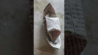 Paper house boat  How to make paper boat with newspaper shorts crafts diy [upl. by Bilbe]