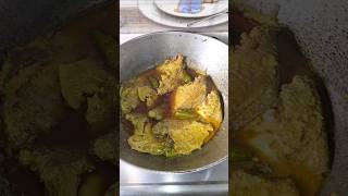 Bengali Style Mustard Pomfret Fish Curry Recipe  Bengali Cooking Mini Vlog  shorts [upl. by Notserp]