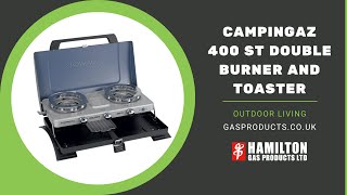 Campingaz 400 ST  High Performance Double Burner amp Toaster [upl. by Christianson]