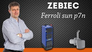 288 Jugla Rīga  Zebiec 25kW бу дровяной котел с Гранульной горелкой Ferroli  120м2 [upl. by Ydnim]