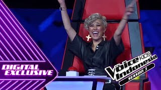 Begini Reaksi AgnezMo Untuk Moses  Coach Reaction 11  The Voice Kids Indonesia Season 3 GTV 2018 [upl. by Finnigan497]