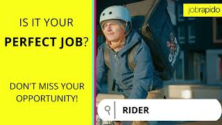 Job Search Made Easy with Jobrapido– Rider Jobs [upl. by Metsky]