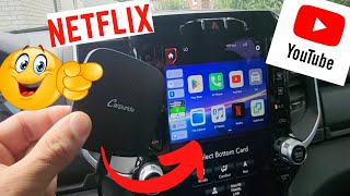 Carpuride Media Box  YouTube Netflix in Your Car [upl. by Aehsal]