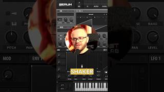 Shaker percussion in Serum musicproduction serumtutorial melodictechno [upl. by Nnyled35]