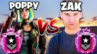 POPPY vs ZAKURRY 1v1 [upl. by Storfer17]