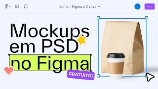 Mockups em PSD no Figma É possível [upl. by Ennirac]