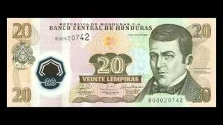 All Honduran Lempira Banknotes  1992 to 2012 Issues [upl. by Seedman743]