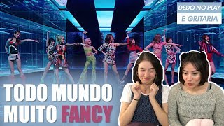 TWICE quotFANCYquot MV Reaction  Três de Outubro [upl. by Stephanie]