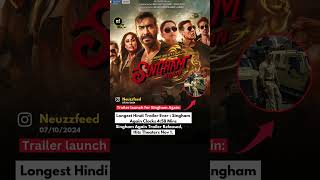 Trailer launch for Singham Again shorts ajaydevgan viralshorts news movie bollywood [upl. by Treve]