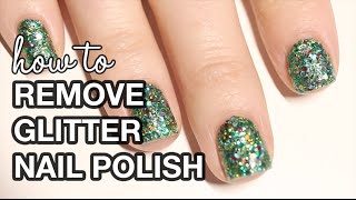 3 Glitter Nail Polish Removal Hacks  KELLI MARISSA [upl. by Hanford]