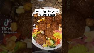 THE BEST Falafel Salad healthyeating healthysnack falafel [upl. by Anileba]