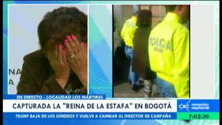 Cayó la ‘Reina de la estafa’ en Bogotá [upl. by Tnerb]