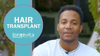 Romeo Larmonds Hair Transplant Journey with Longevita [upl. by Cherilynn698]