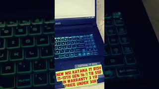 MSI Katana i713th Gen Laptop under 30k🔥🔥 refurbishedlaptop intelgraphics intel hp MSI [upl. by Elery696]