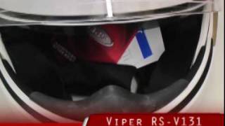 Viper RSV131 Bluetooth 4  Flip Up Helmet  KickStart amp BikerGearcouk [upl. by Adnov]