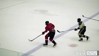 Hespeler Minor Hockey Midget A  Owen Sound Jr Attack vs Hespeler Shamrocks [upl. by Nylrad732]