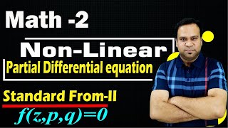 Non Linear Partial Differential Equation  Standard FormII [upl. by Aigneis]