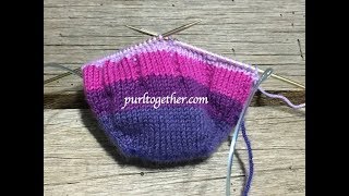 Customizable ToeUp Sock Tutorial  Part 1 [upl. by Tiffani]