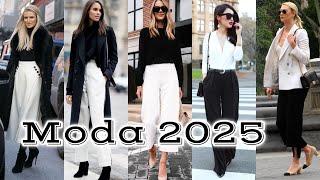 MODA 2025 Outfits LOOKS CON DOSSIER COMBINACIONES SENCILLAS PARA MUJER TENDENCIAS 25 [upl. by Lrak]