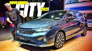 Novo Honda City 2025  PREÇOS O QUE MUDOU SAIBA TUDO DAS OPÇÕES HATCH E SEDÃ DO COMPACTO [upl. by Waylin976]