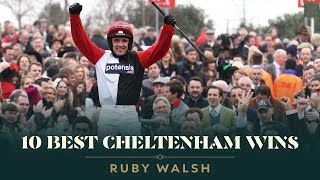 RUBY WALSHS 10 BEST CHELTENHAM FESTIVAL WINS [upl. by Karlens]