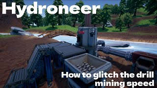 HYDRONEER Drill Glitch  Speed Your Drill Up To 4X Faster [upl. by Annayar]