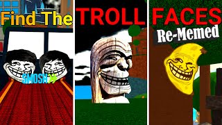 Find the Troll Faces ReMemed Part 2 Roblox [upl. by Franci838]