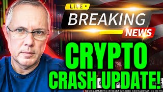 MAJOR CRYPTO CRASH UPDATE CRYPTO CLAWING ITS WAY BACK STOCKS ARE CRASHING HARD [upl. by Harihs]