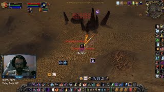 WHEN You REFLECT a FIRE MAGE PYRO  Shadow Priest PvP SoD Classic WoW [upl. by Marilla940]