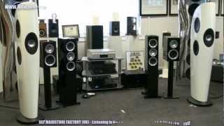 KEF FACTORY UK  Listening to Bladeavi [upl. by Naujed527]