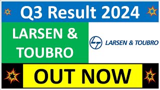 LARSEN AND TOUBRO Q3 results 2024  LT results today  LARSEN AND TOUBRO Share News  LT Share [upl. by Pavlish]