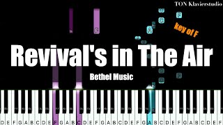 Bethel Music  Revivals in The Air Key of F  Piano Cover Tutorial [upl. by Ihteerp]