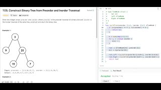 LeetCode 105 Construct Binary Tree from Preorder and Inorder TraversalGolang amp Java [upl. by Sleinad]