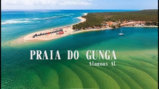 PRAIA DO GUNGA PARAÍSO EM ALAGOAS [upl. by Ahseer]