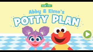 Abby and Elmos potty plan  Sesame Street  Preschool Game  Elmos compilation [upl. by Parthen]