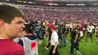 Walk off Saban Field at BryantDenny Stadium after Alabama beats Missouri [upl. by Ajiak330]