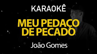 Meu Pedaço de Pecado  João Gomes Karaokê Version [upl. by Ekul103]