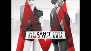 Miley Cyrus feat Khia  We Cant Stop Official Remix [upl. by Gus]