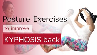 5 Helpful Anti Kyphosis Exercises to Improve Rounded Back l Improve Posture with Hilda [upl. by Erme839]