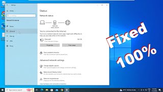 Fix No Internet Access But Ethernet Is Connected  LAN Wired Network [upl. by Oyek]