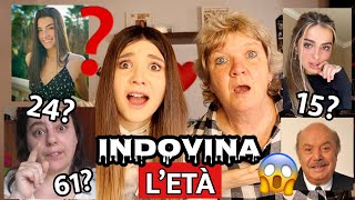 IO E MIA MAMMA INDOVINIAMO L’ETÀ DELLE PERSONE FAMOSE divertente ♕ [upl. by Atsedom]