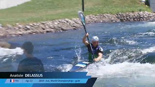 Anatole Delassus France U23 Final  2024 ICF CanoeKayak Slalom Junior amp U23 World Championships [upl. by Glovsky297]